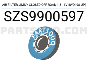 SCHNIEDER SZS9900597 AIR FILTER JIMNY CLOSED OFF-ROAD 1.3 16V 4WD [98-UP]