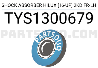 SCHNIEDER TYS1300679 SHOCK ABSORBER HILUX [16-UP] 2KD FR-LH