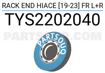SCHNIEDER TYS2202040 RACK END HIACE [19-23] FR L+R