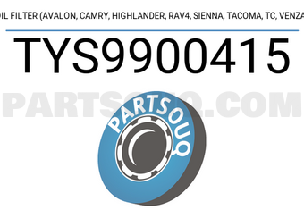 SCHNIEDER TYS9900415 OIL FILTER (AVALON, CAMRY, HIGHLANDER, RAV4, SIENNA, TACOMA, TC, VENZA)