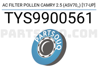 SCHNIEDER TYS9900561 AC FILTER POLLEN CAMRY 2.5 (ASV70_) [17-UP]