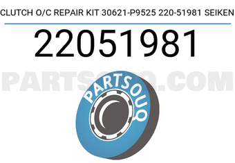 SEIKEN 22051981 CLUTCH O/C REPAIR KIT 30621-P9525 220-51981 SEIKEN