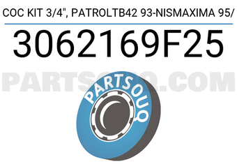SEIKEN 3062169F25 COC KIT 3/4", PATROLTB42 93-NISMAXIMA 95/