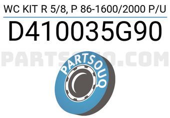 SEIKEN D410035G90 WC KIT R 5/8, P 86-1600/2000 P/U