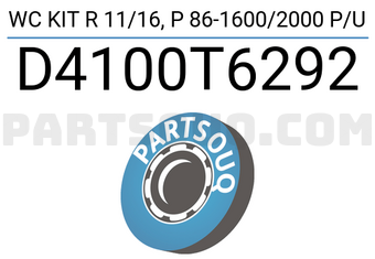 SEIKEN D4100T6292 WC KIT R 11/16, P 86-1600/2000 P/U