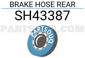 SEIKEN SH43387 BRAKE HOSE REAR