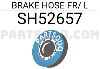 SEIKEN SH52657 BRAKE HOSE FR/ L