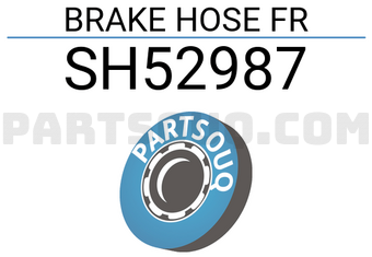 SEIKEN SH52987 BRAKE HOSE FR