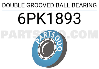 SKF 6PK1893 DOUBLE GROOVED BALL BEARING