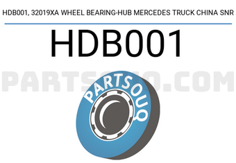 SNR HDB001 HDB001, 32019XA WHEEL BEARING-HUB MERCEDES TRUCK CHINA SNR