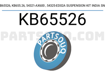 SNR KB65526 KB65526, KB655.26, 54321-AX600 , 54325-ED02A SUSPENSION KIT INDIA SNR