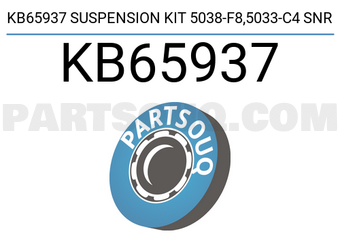 SNR KB65937 KB65937 SUSPENSION KIT 5038-F8,5033-C4 SNR