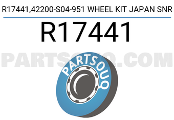 SNR R17441 R17441,42200-S04-951 WHEEL KIT JAPAN SNR