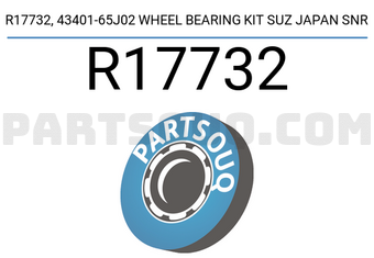 SNR R17732 R17732, 43401-65J02 WHEEL BEARING KIT SUZ JAPAN SNR