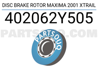 SUMIMOTO 402062Y505 DISC BRAKE ROTOR MAXIMA 2001 XTRAIL