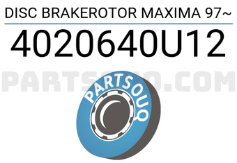 SUMIMOTO 4020640U12 DISC BRAKEROTOR MAXIMA 97~