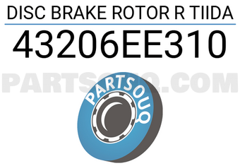 SUMIMOTO 43206EE310 DISC BRAKE ROTOR R TIIDA