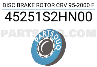 SUMIMOTO 45251S2HN00 DISC BRAKE ROTOR CRV 95-2000 F