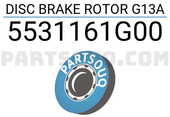SUMIMOTO 5531161G00 DISC BRAKE ROTOR G13A