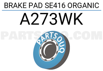 SUMIMOTO A273WK BRAKE PAD SE416 ORGANIC