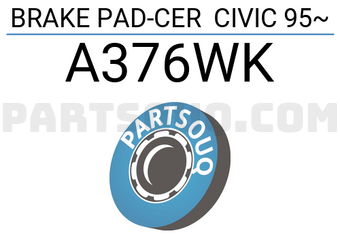 SUMIMOTO A376WK BRAKE PAD-CER CIVIC 95~