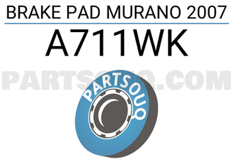 SUMIMOTO A711WK BRAKE PAD MURANO 2007