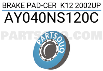 SUMIMOTO AY040NS120C BRAKE PAD-CER K12 2002UP