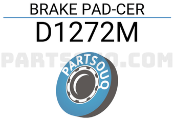 SUMIMOTO D1272M BRAKE PAD-CER