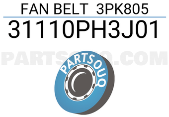 SUN 31110PH3J01 FAN BELT 3PK805