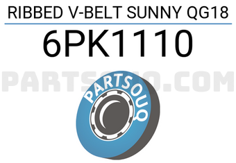 SUN 6PK1110 RIBBED V-BELT SUNNY QG18