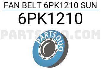 SUN 6PK1210 FAN BELT 6PK1210 SUN