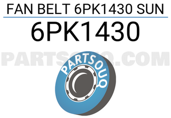 SUN 6PK1430 FAN BELT 6PK1430 SUN