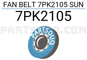 SUN 7PK2105 FAN BELT 7PK2105 SUN