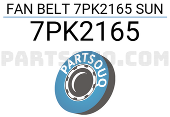 SUN 7PK2165 FAN BELT 7PK2165 SUN