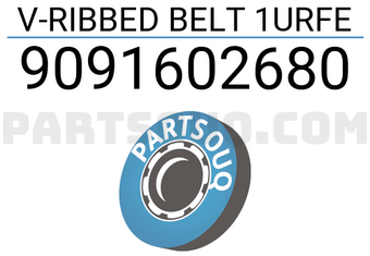 SUN 9091602680 V-RIBBED BELT 1URFE