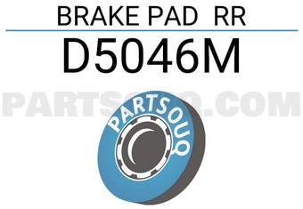 SUPERGRIP D5046M BRAKE PAD RR
