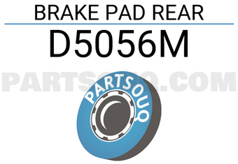 SUPERGRIP D5056M BRAKE PAD REAR