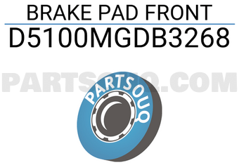 SUPERGRIP D5100MGDB3268 BRAKE PAD FRONT