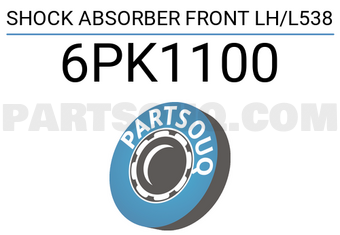 Sachs 6PK1100 SHOCK ABSORBER FRONT LH/L538