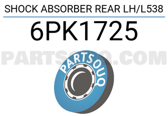 Sachs 6PK1725 SHOCK ABSORBER REAR LH/L538