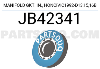 Stone JB42341 MANIFOLD GKT. IN., HONCIVIC1992-D13,15,16B