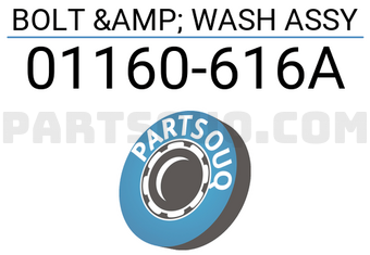 Subaru 01160616A BOLT & WASH ASSY