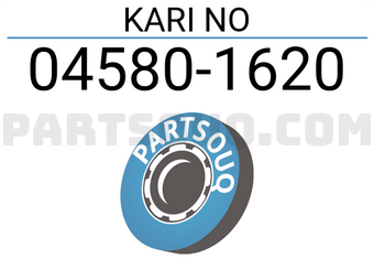 Subaru 045801620 KARI NO