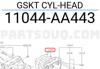 Subaru 11044AA443 GSKT CYL-HEAD