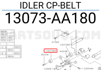 Subaru 13073AA180 IDLER CP-BELT