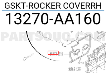 Subaru 13270AA160 GSKT-ROCKER COVERRH
