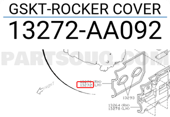 Subaru 13272AA092 GSKT-ROCKER COVER