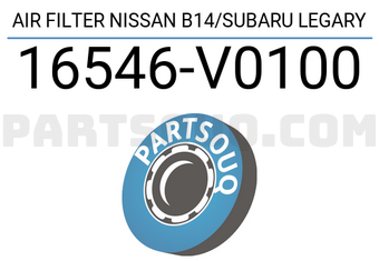 Subaru 16546V0100 AIR FILTER NISSAN B14/SUBARU LEGARY