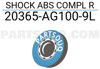Subaru 20365AG1009L SHOCK ABS COMPL R
