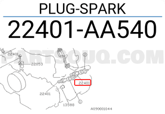 Subaru 22401AA540 PLUG-SPARK